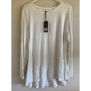 Fatface Natural Ivory Surrey Woven Mix Tunic Top Shirt Women UK 18 US 14 NEW NWT